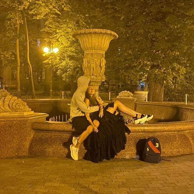 Маша Полякова со своим парнем