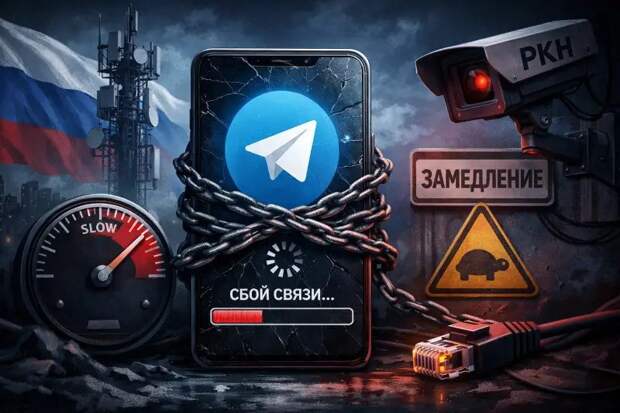 Киев похвалил Роскомнадзор за замедление Telegram в РФ