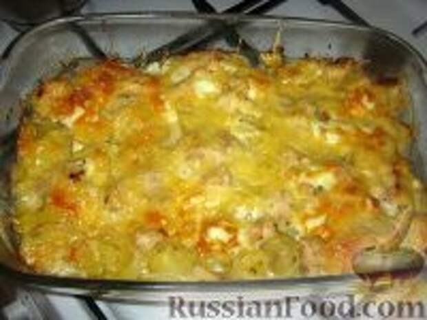 Фото к рецепту: Запеканка из курицы и картошки