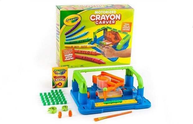 Моторизованный нарезчик Crayon Carver от Crayola.