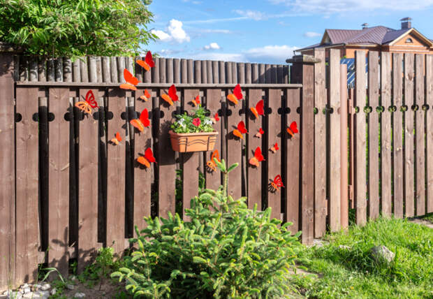 Декоративные бабочки. \ Фото: homelogic.co.uk.