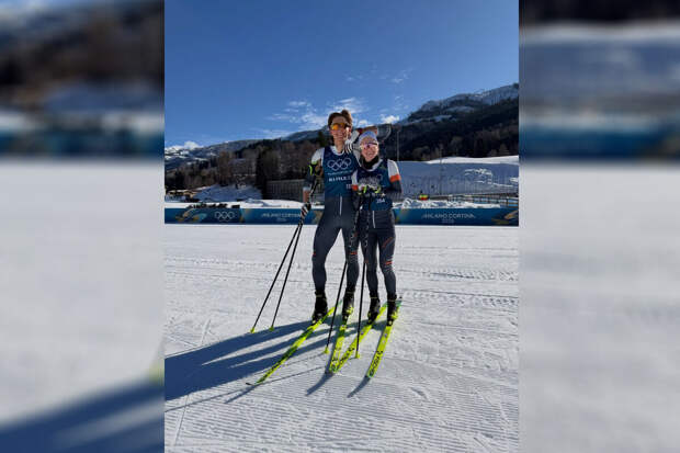 Непряева и Коростелев начали тренироваться на олимпийской трассе в Италии