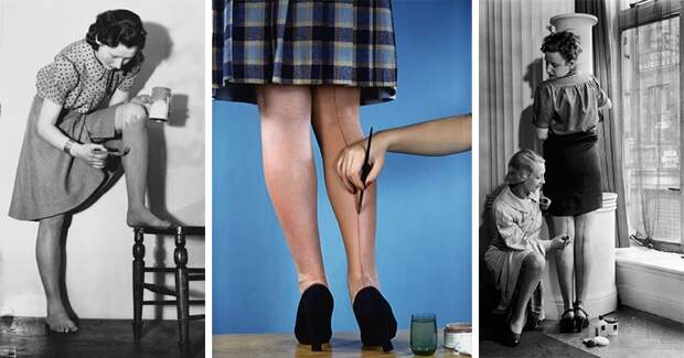 Зачем раньше женщины красили ноги и рисовали на них линии карандашом