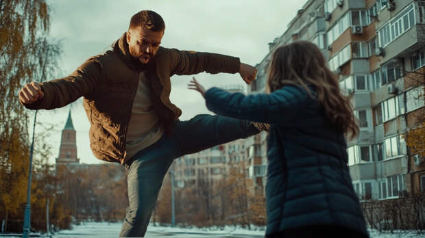 "Одинокий волк" Зохраб избил женщину и её детей. Ой, зря. "Ответка" прилетела быстро