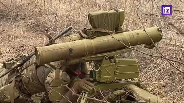 Расчет ПТРК "Фагот" уничтожил пулеметные точки ВСУ на спецоперации