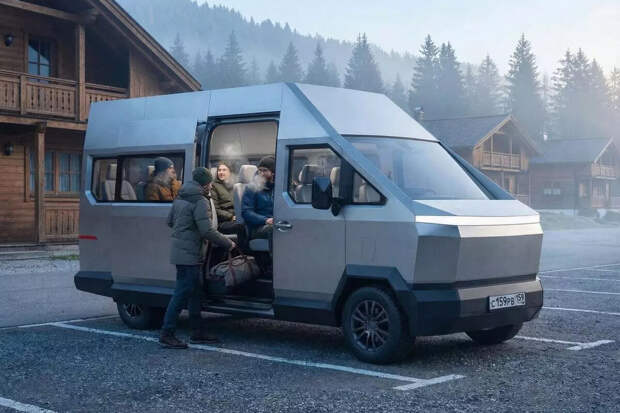 Motor: возрожденный "Руссо-Балт" показал на фото 12-местный микроавтобус