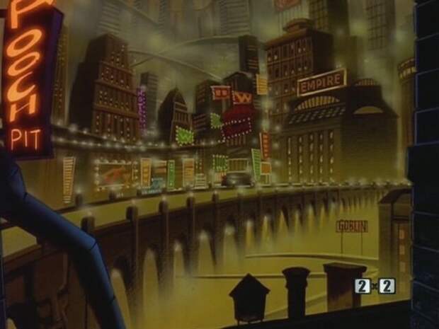 Кадр из мультсериала "Спайси Сити" (1997)