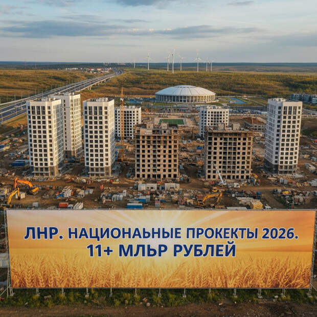 В ЛНР в 2026 году направят более 11 млрд рублей на национальные проекты