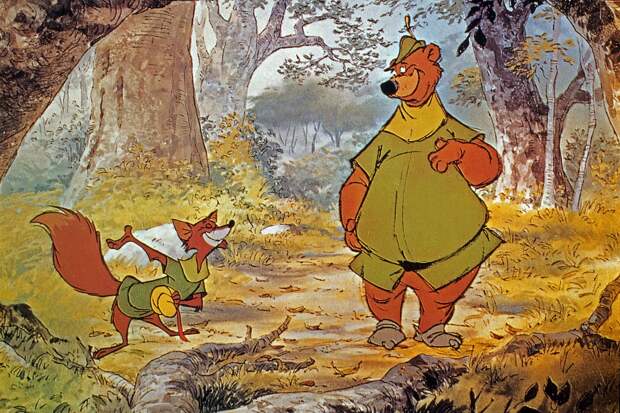 Кадр из мультфильма «Робин Гуд»