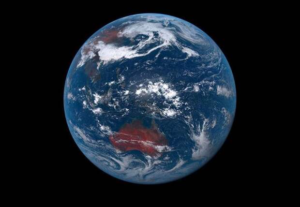 Снимок нашей голубой планеты