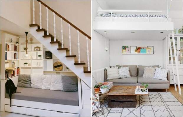 Где сделать гостиную в маленькой квартире