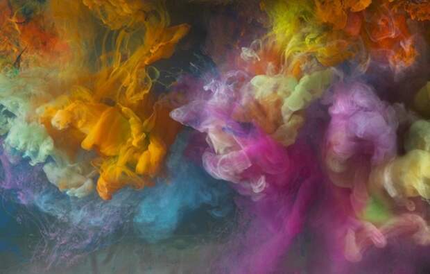 Буйство красок. Автор: Kim Keever.