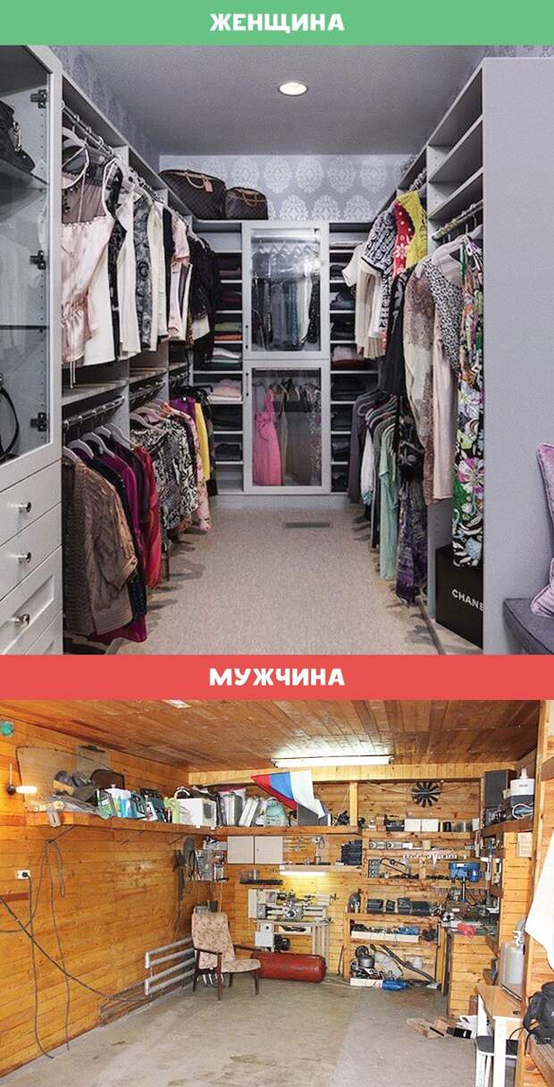 Главное место в доме женщина, мужчина, различия