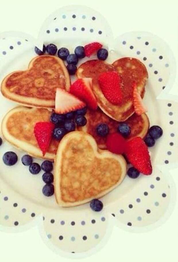 Романтический завтрак на День святого Валентина