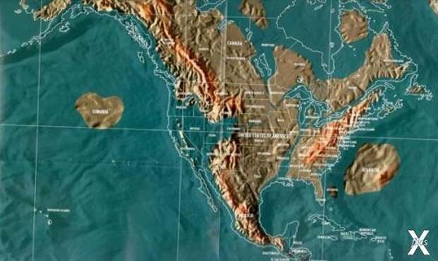Будущая карта Северной Америки Гордон...