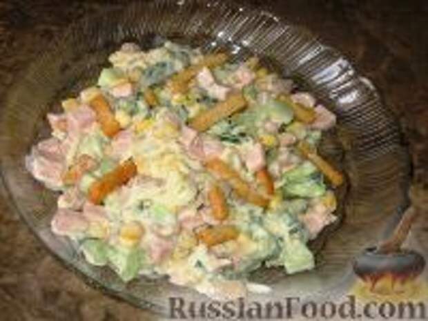 Фото к рецепту: Вкусный салат
