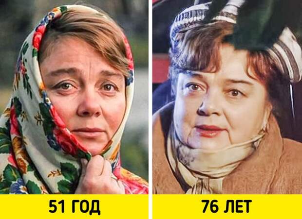 Любимые советские актрисы в своих звездных и последних ролях