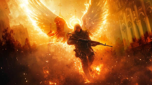 В зоне СВО прошёл воздушный крестный ход с иконой Архистратига Михаила