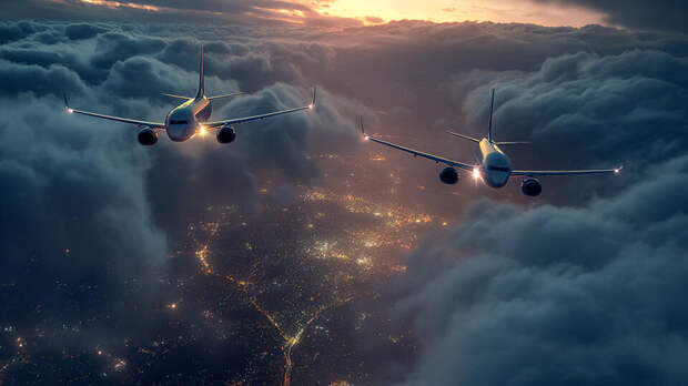 Два пассажирских самолета пролетели на опасно близком расстоянии над Казахстаном