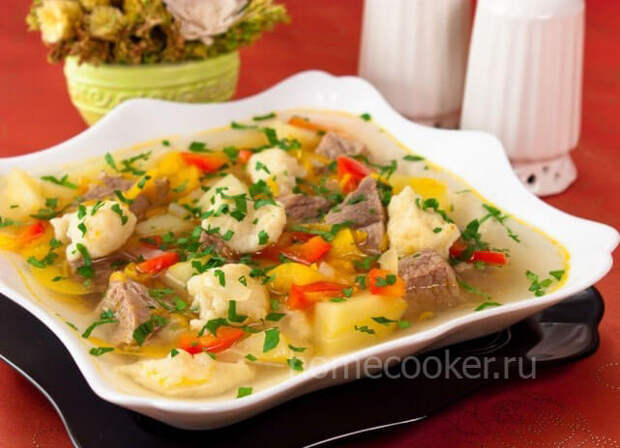 Суп с клецками Суп с клецками