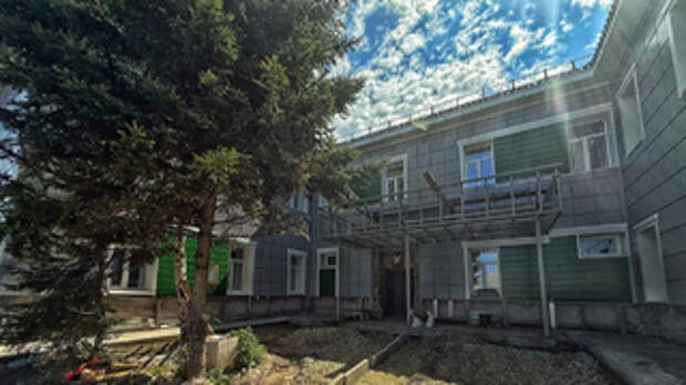 Капремонт филиала барнаульской поликлиники № 1 / Фото: Минздрав Алтайского края