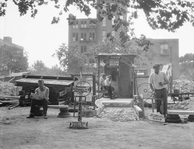 США в годы Великой Депрессии. Марш ветеранов Первой Мировой, 1932 год