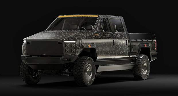 Представлен предсерийный Atlis XT, выполненный в стиле Tesla Cybertruck, с запасом хода до 805 км