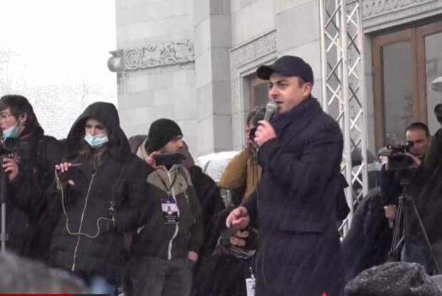 Протесты против Пашиняна в Ереване. 22.02.2021