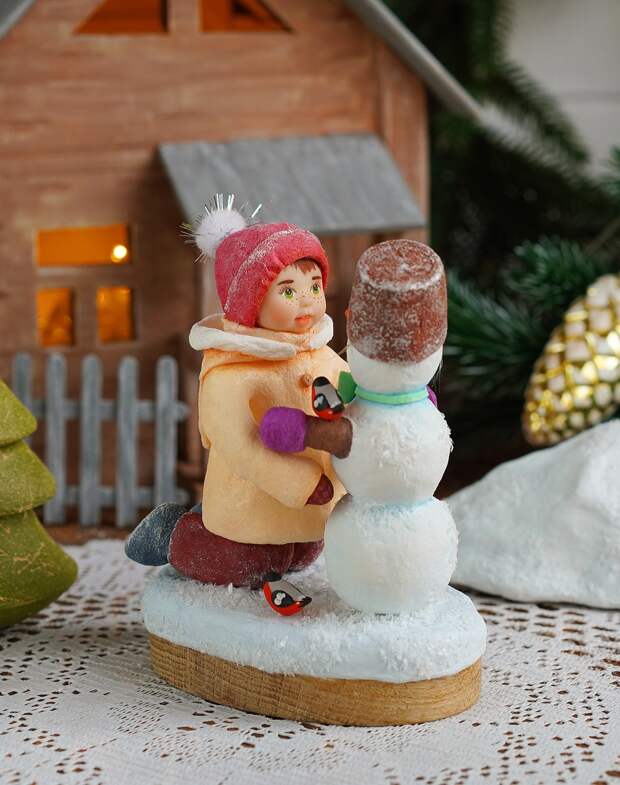 Ватные игрушки на новогоднюю ёлочку и для декора🎄