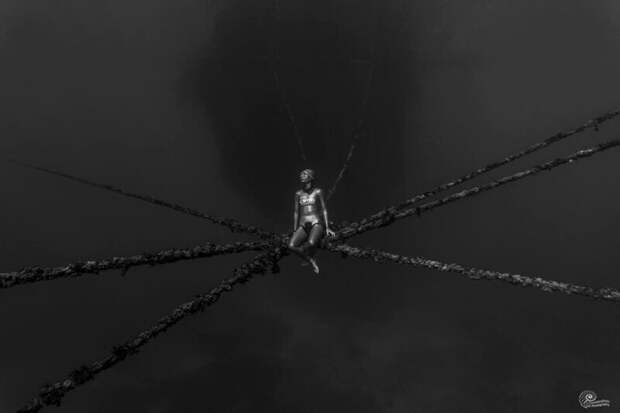 Фридайвер Анна фон Беттихер (Anna von Boetticher) и подводный фотограф Тобиас Фридрих (Tobias Friedr