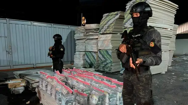 В Доминикане изъяли партию кокаина весом 195 кг