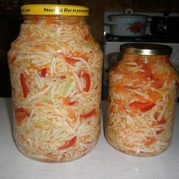 Капустный салат на зиму