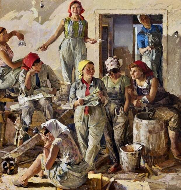 «Россия, о нас пишут». (1969 год). Автор: Карачарсков Николай.
