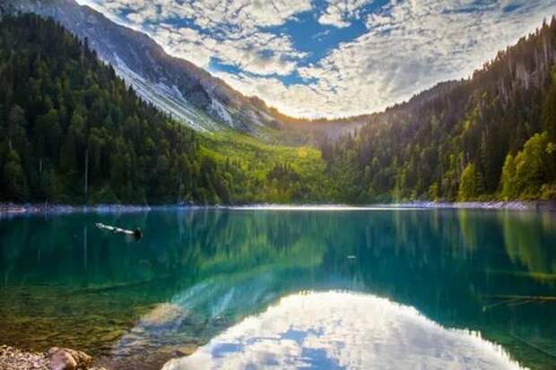 Озеро Малая рица (98 фото) .