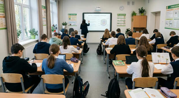 В Москве построили парящую школу-город с садом на крыше