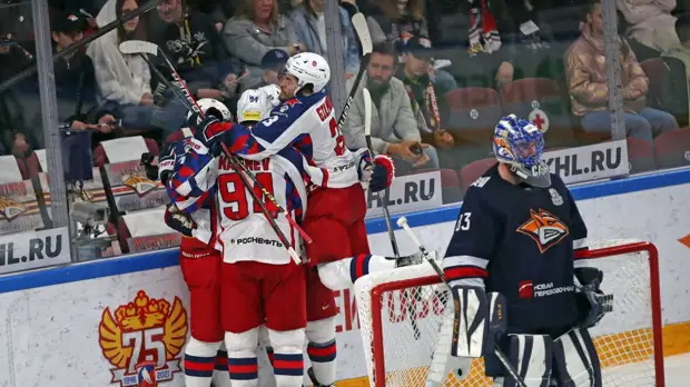 «Показали уникальный хоккей»: ЦСКА разгромил «Металлург» и второй раз взял Кубок Гагарина