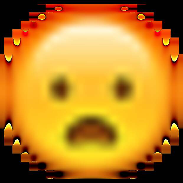 frowning