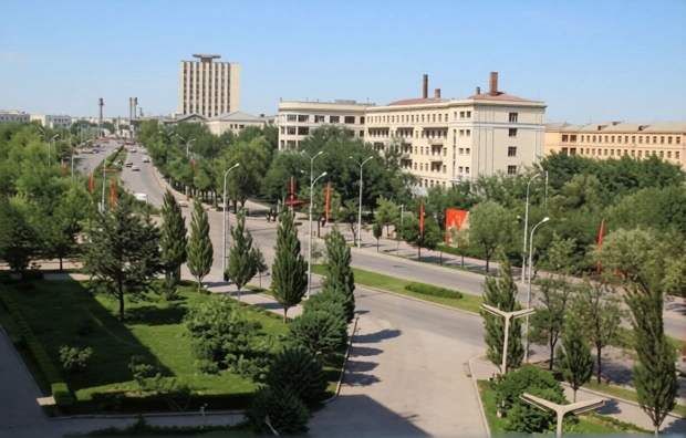 Донецк. Вид на улицу Артема и студгородок. 1968 год. https://t.me/webmoney_dn/316953