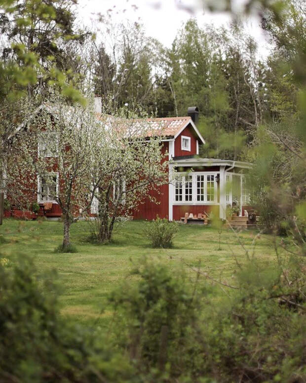 Детали традиционного интерьера шведского сельского дома