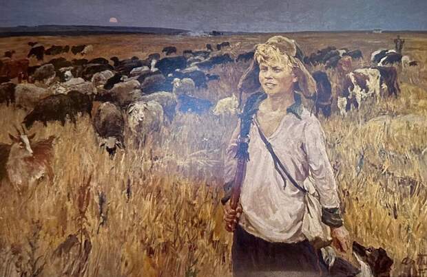 Аркадий Пластов. «Витя-подпасок». 1951