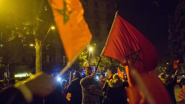 Акция протеста против визита спикера израильского Кнессета состоялась перед парламентом Марокко
