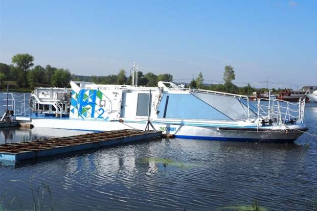 В Зеленодольске спустили на воду первое российское пассажирское судно на водородном топливе