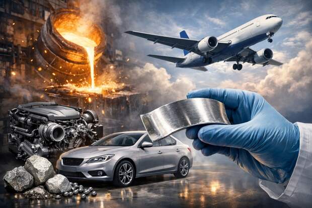 Уникальное открытие русских учёных – сплав, который изменит самолёты и машины