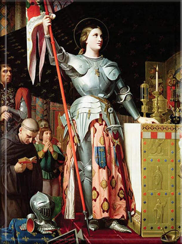 Жанна д'Арк на коронации Карла VII. Жан Огюст Доминик Энгр (1854 г.). Жанна д'Арк на коронации Карла VII. Жан Огюст Доминик Энгр (1854 г.).
