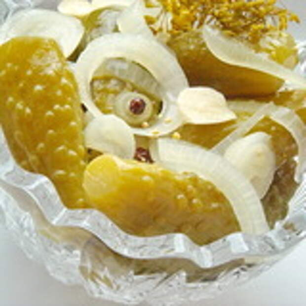 Огурцы с лимонной кислотой по-болгарски