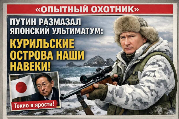 «Опытный охотник» Путин размазал японский ультиматум: Курильские острова наши навеки