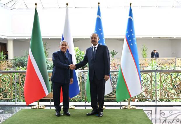 Рустам Минниханов пригласил делегацию Узбекистана на «KazanForum»