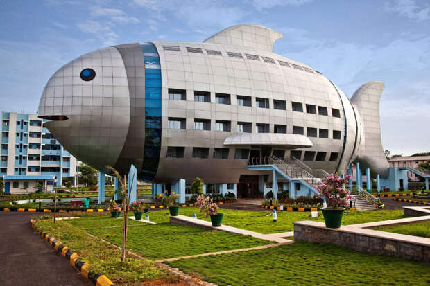 Здание национального совета по развитию рыболовства, Хайдерабад, Индия