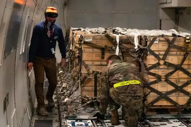 Как распределена военная, финансовая помощь США украинскому фашистскому режиму