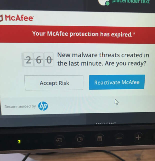 McAfee's Desperate Attempts To Make Me Give Them Money